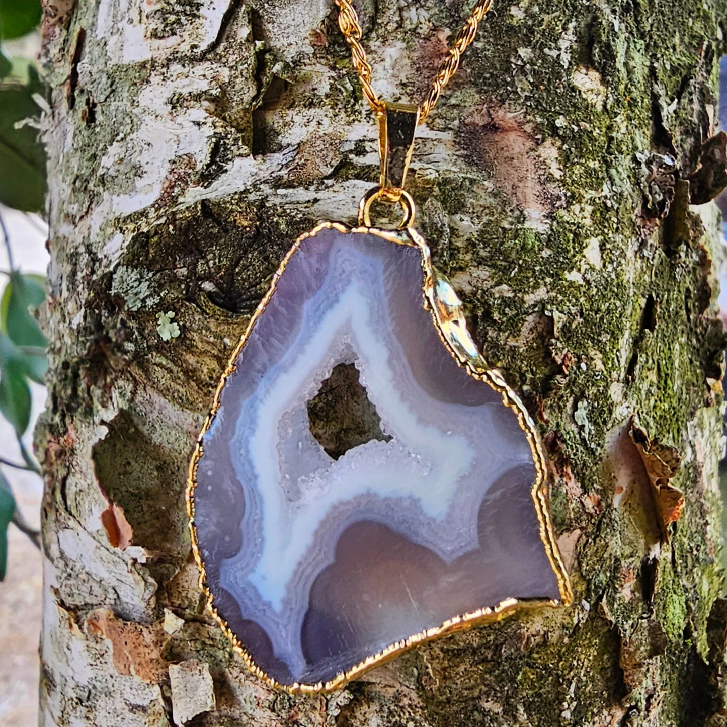 Druzy Agate Necklace