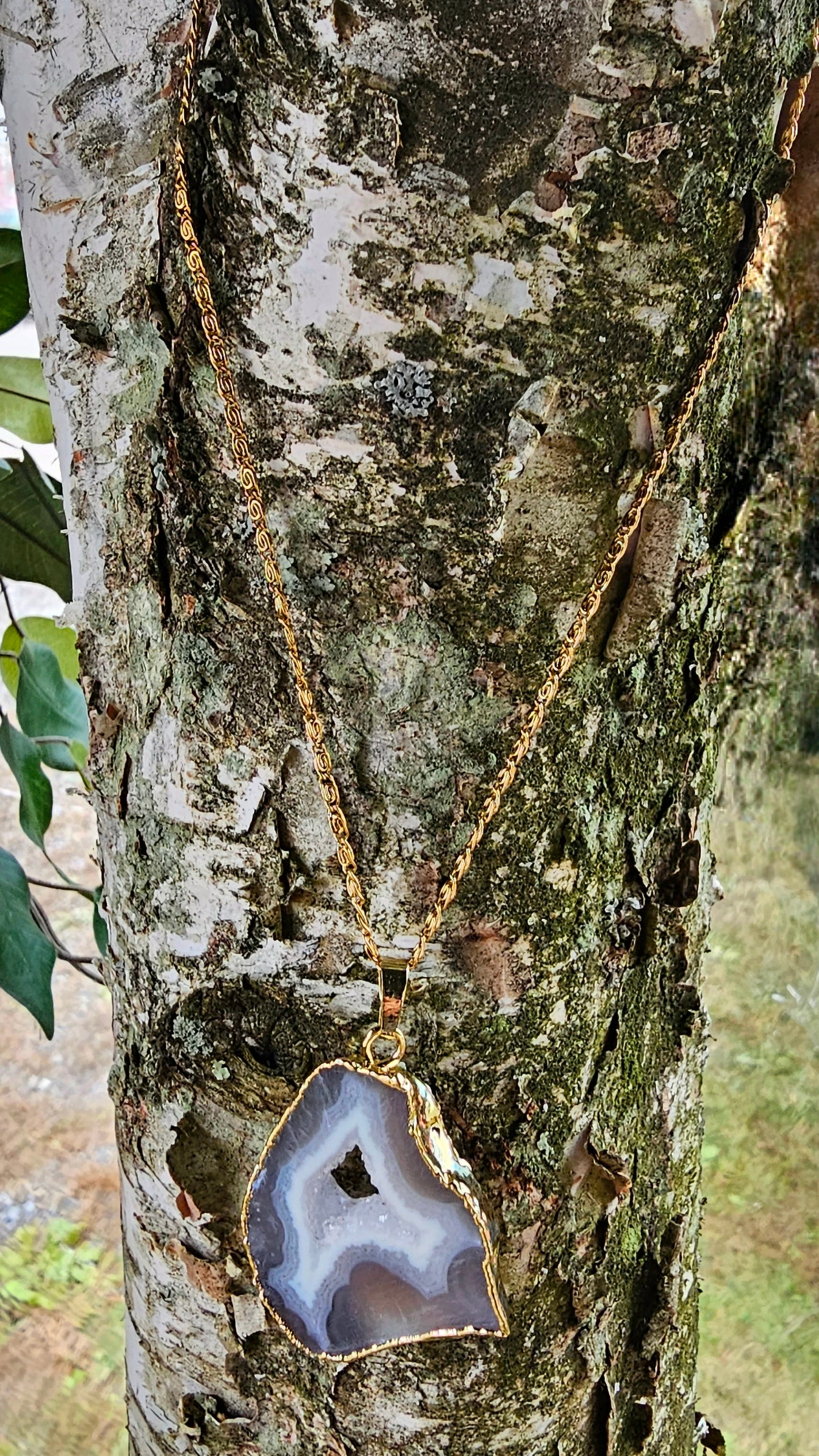 Druzy Agate Necklace